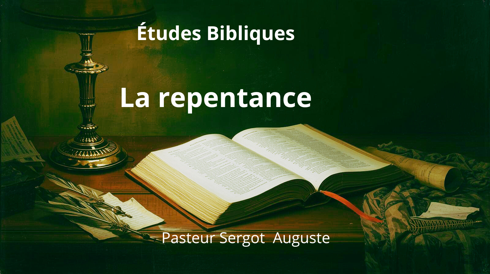 La repentance.