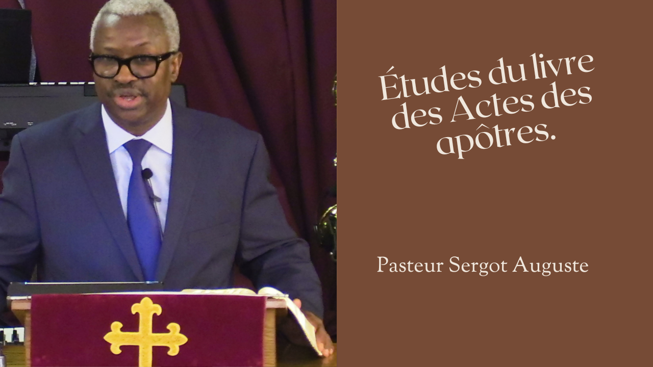 Études du livre des Actes des apôtres.